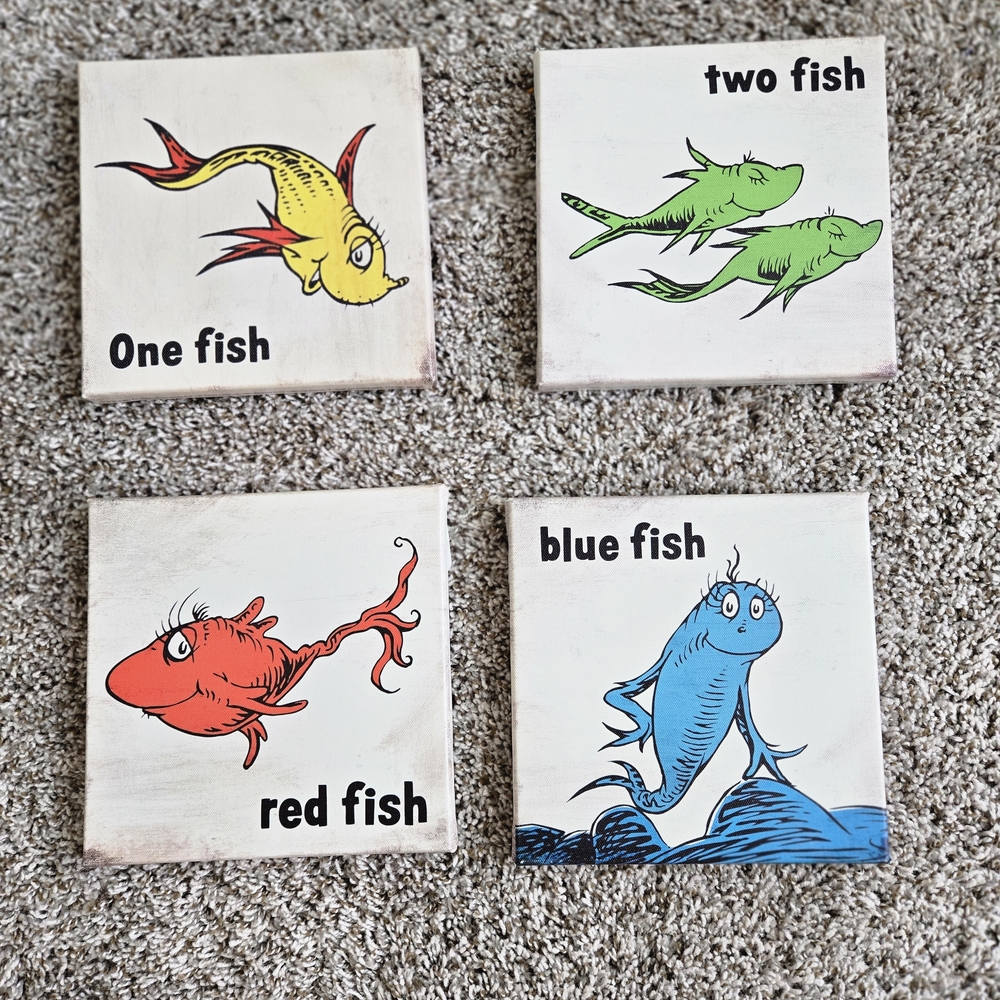 Colorful Fish Art Set